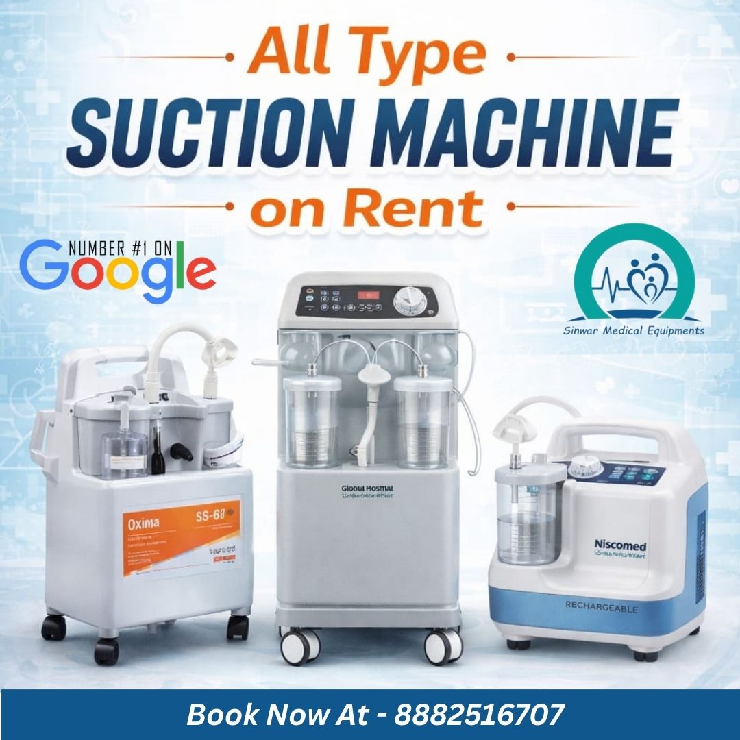 You are currently viewing High Quality Suction Machine on Rent in Gurgaon – Best & Trusted Medical Equipment Service (2026)