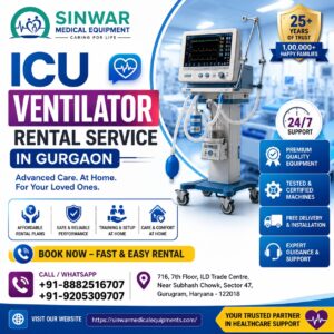 Read more about the article ICU Ventilator Rental Service in Gurgaon