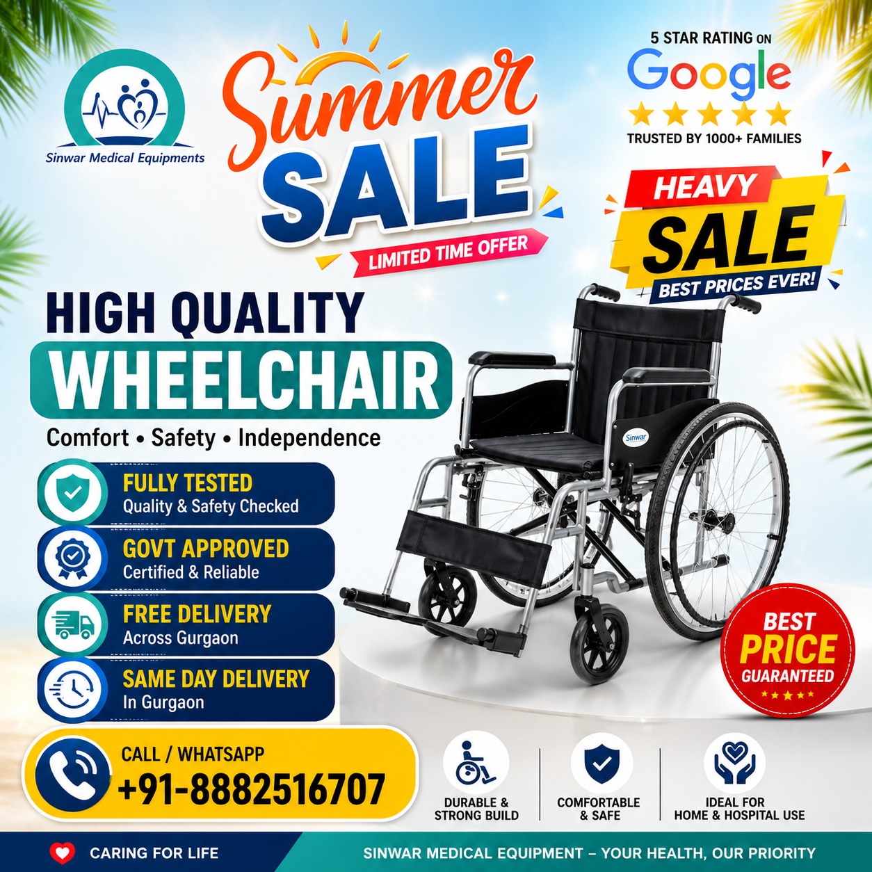 You are currently viewing High Quality wheelchair for sale in gurgaon