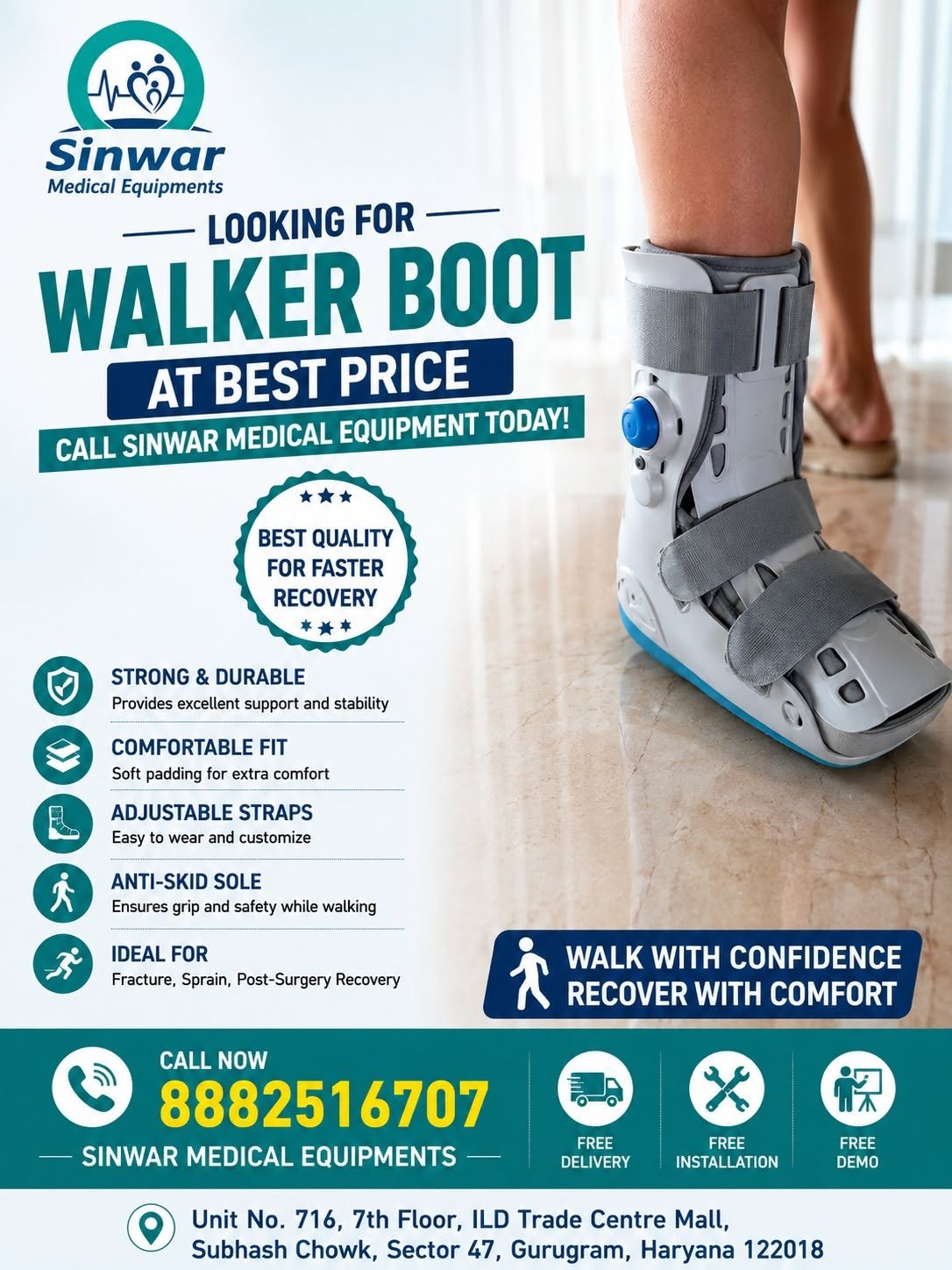 You are currently viewing Walker Boot at Best Price in Gurgaon