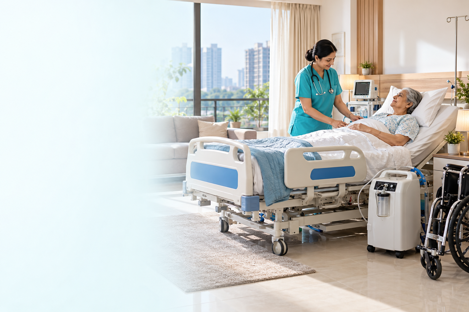 You are currently viewing Hospital Discharge to Home in Gurgaon (2026): Medical Equipment & Safety Checklist